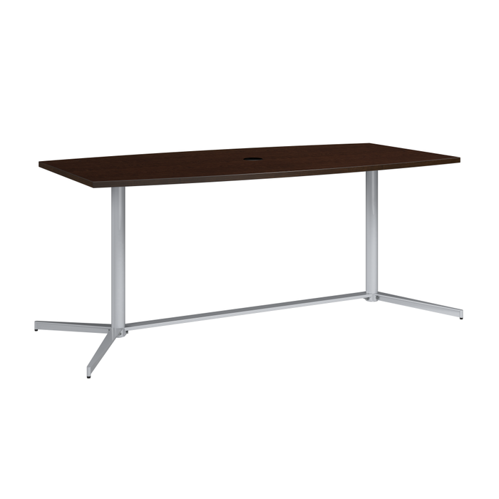72-inch Office Conference Table with Metal Base