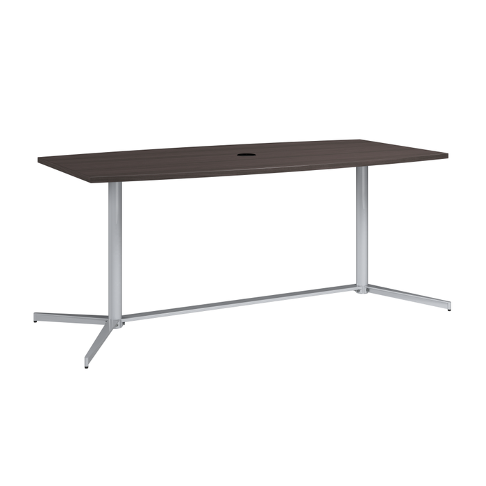 72-inch Office Conference Table with Metal Base
