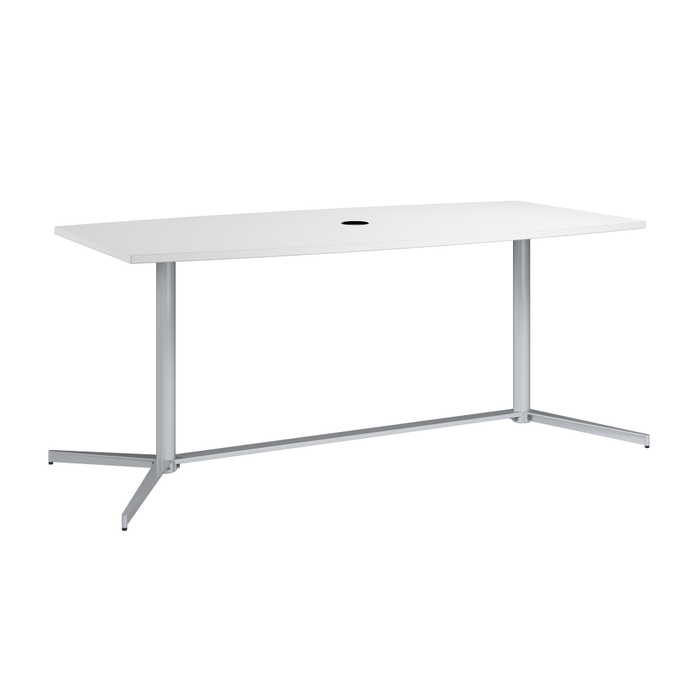 72-inch Office Conference Table with Metal Base