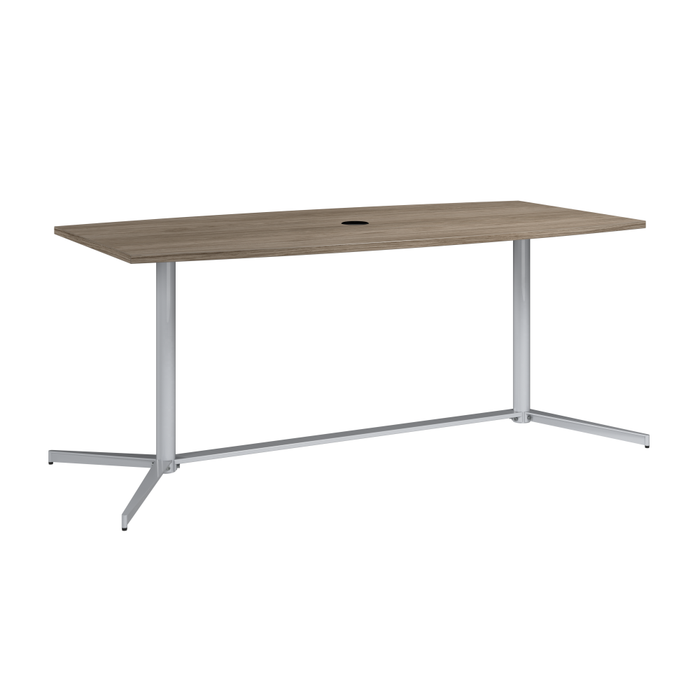72-inch Office Conference Table with Metal Base
