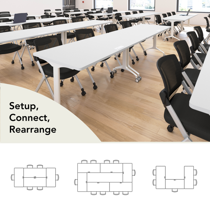 Synergy 72-inch Rectangle Modular Office Conference Table