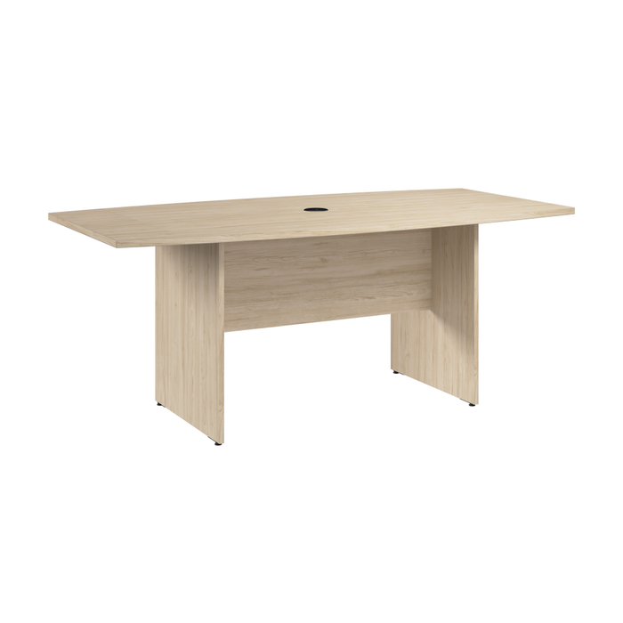 72-inch Office Conference Table with Wood Base