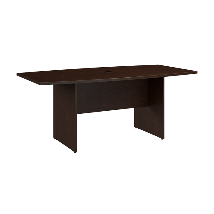72-inch Office Conference Table with Wood Base