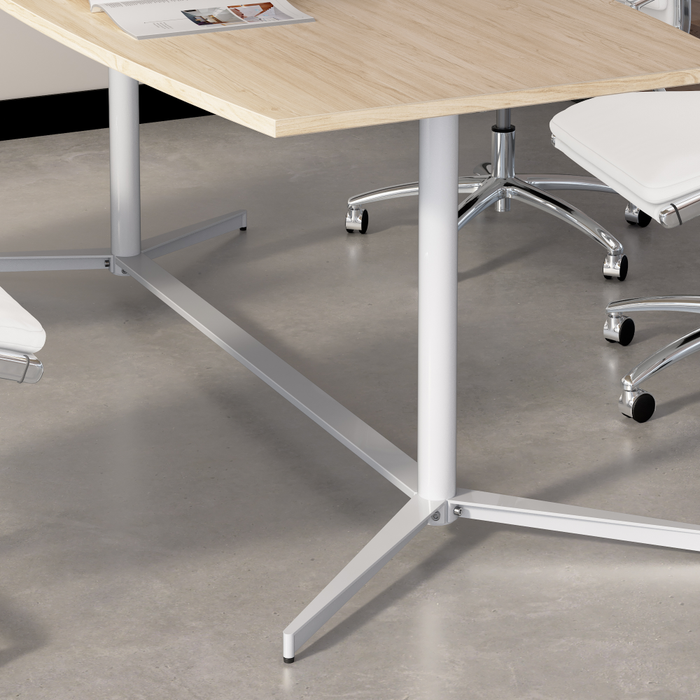 72-inch Office Conference Table with Metal Base