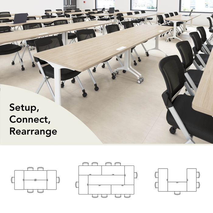 Synergy 72-inch Rectangle Modular Office Conference Table
