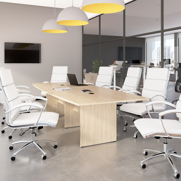 120-inch Office Conference Table with Wood Base