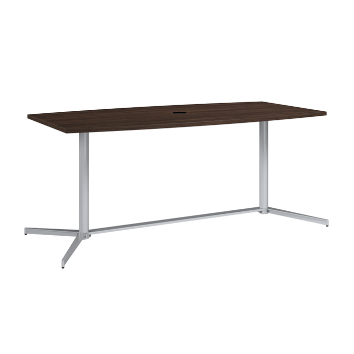 72-inch Office Conference Table with Metal Base