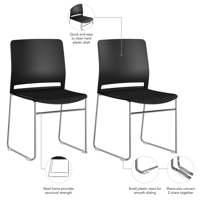 Envision Stackable Chairs - Set of 2