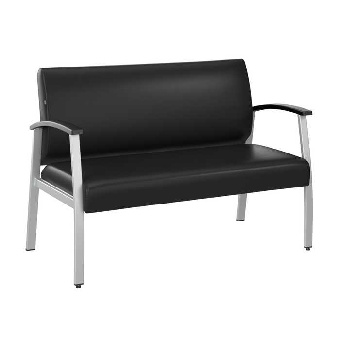 Arrive Waiting Room Loveseat with Arms