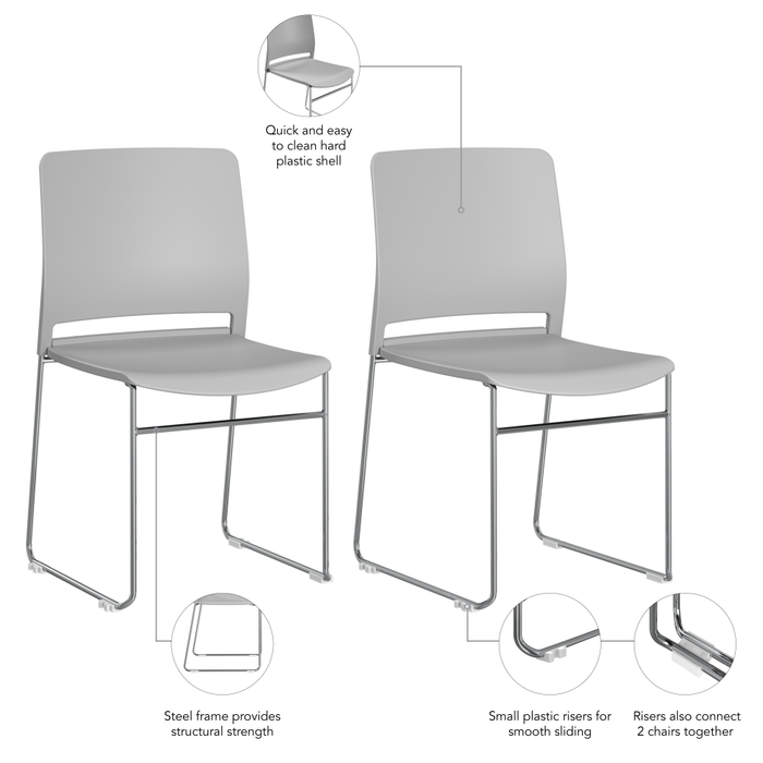 Envision Stackable Chairs - Set of 2