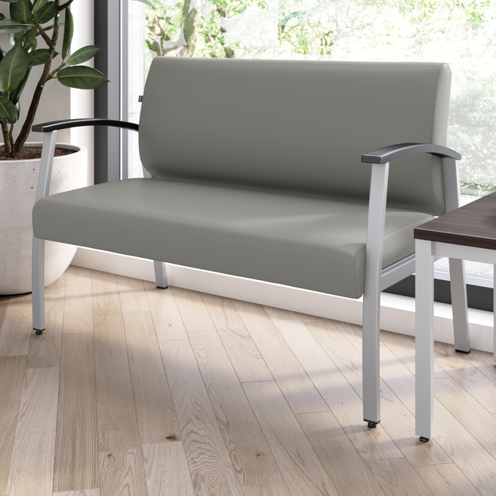 Arrive Waiting Room Loveseat with Arms