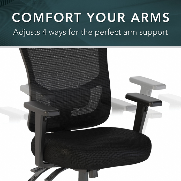 Custom Comfort High Back Multifunction Mesh Executive Office Chair