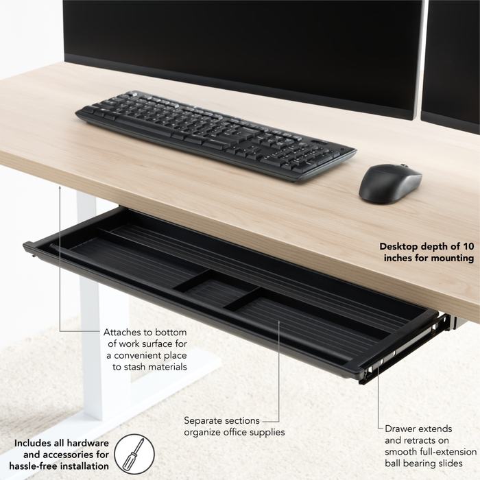 Under Desk Storage Drawer