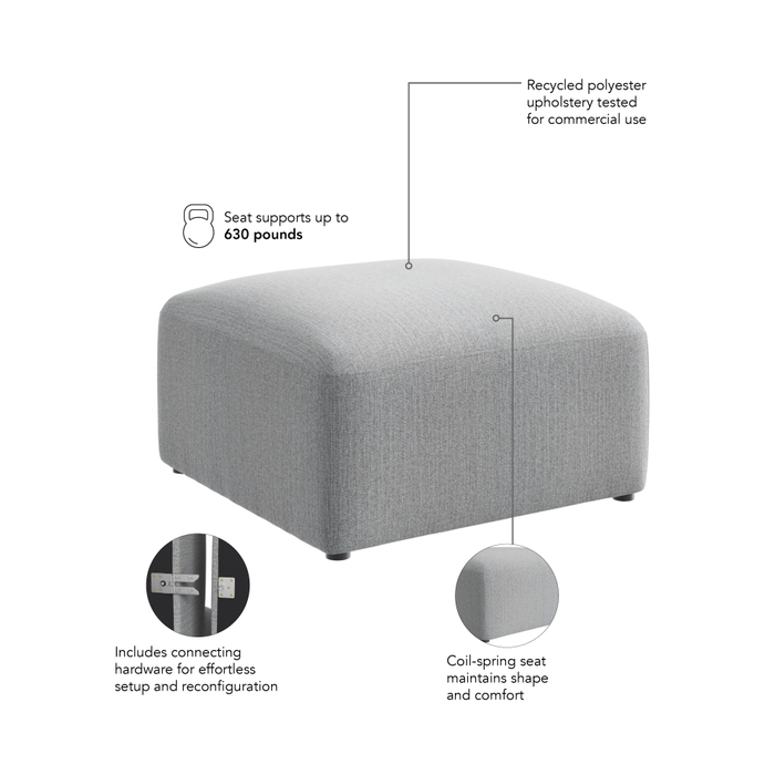 Assemble Modular Lounge Ottoman