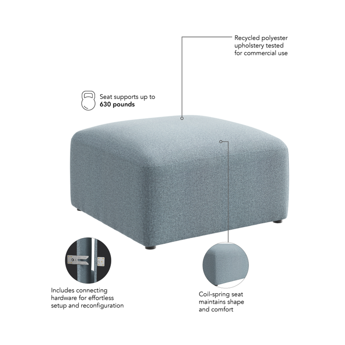 Assemble Modular Lounge Ottoman