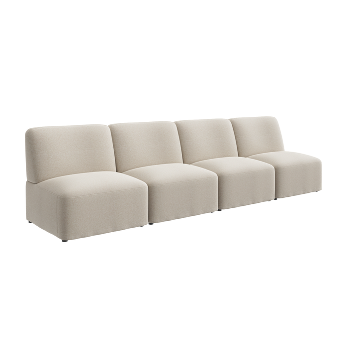 Assemble Modular 4 Seater Sectional Lounge Sofa