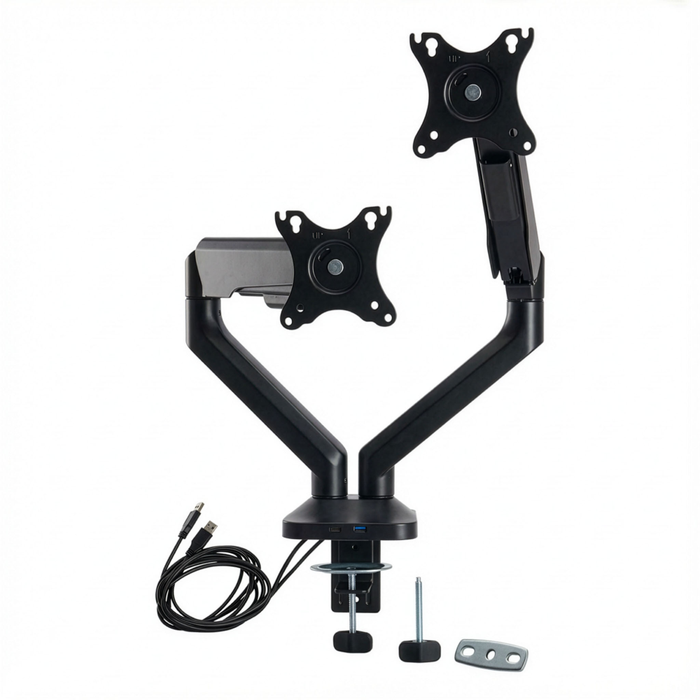 Adjustable Dual Monitor Arm