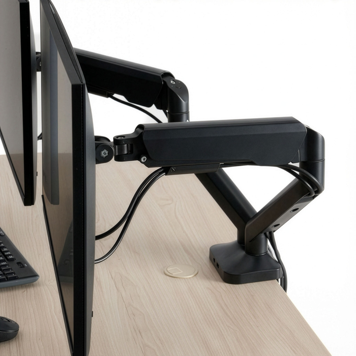 Adjustable Dual Monitor Arm