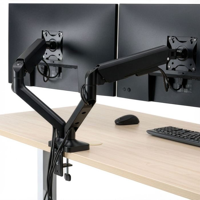 Adjustable Dual Monitor Arm