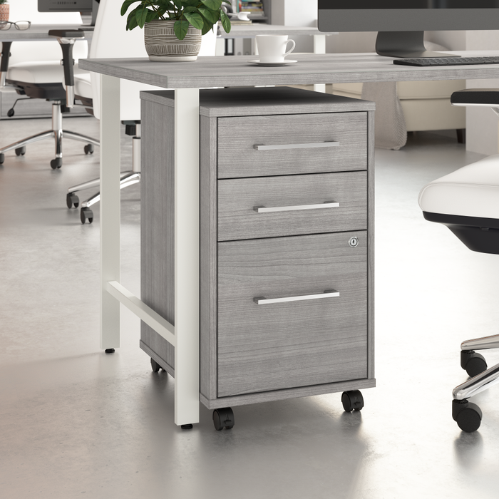 Hustle 3 Drawer Mobile File Cabinet