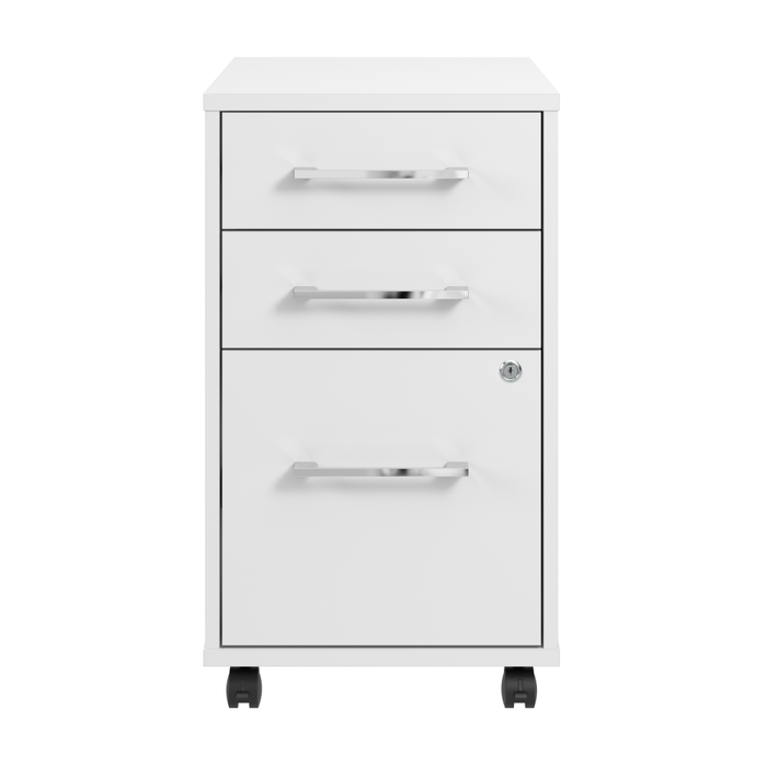 Hustle 3 Drawer Mobile File Cabinet