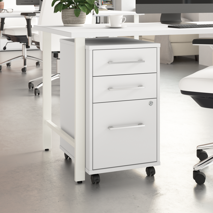 Hustle 3 Drawer Mobile File Cabinet