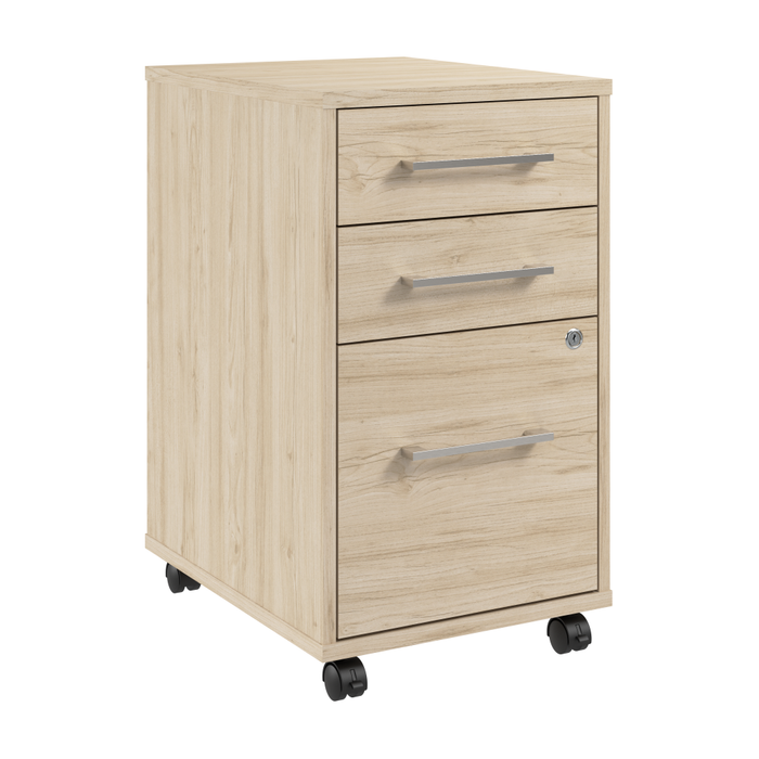 Hustle 3 Drawer Mobile File Cabinet