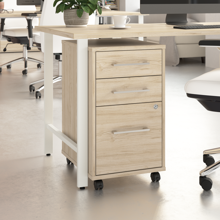 Hustle 3 Drawer Mobile File Cabinet