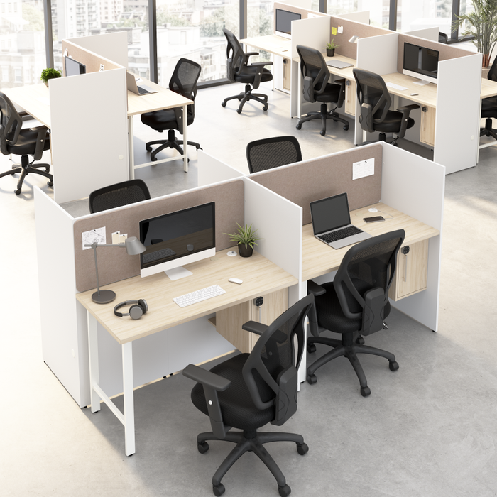 Hustle Tackboard for 60-inch Cubicle Desk