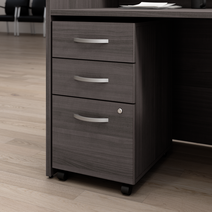 Arrive 3 Drawer Mobile File Cabinet - Assembled