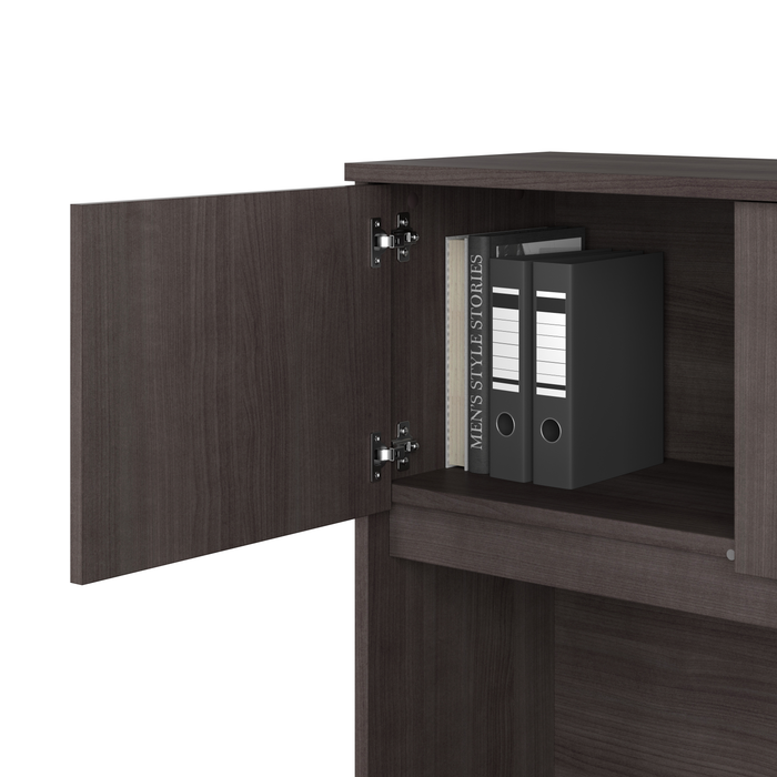 Studio C 72W x 36D U Shaped Desk with Hutch and Mobile File Cabinet