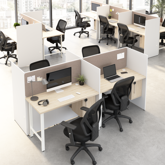 Hustle Tackboard for 48-inch Cubicle Desk