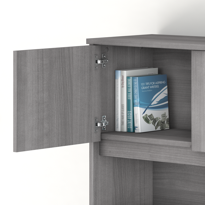 Studio C 72W x 36D U Shaped Desk with Hutch and Mobile File Cabinet
